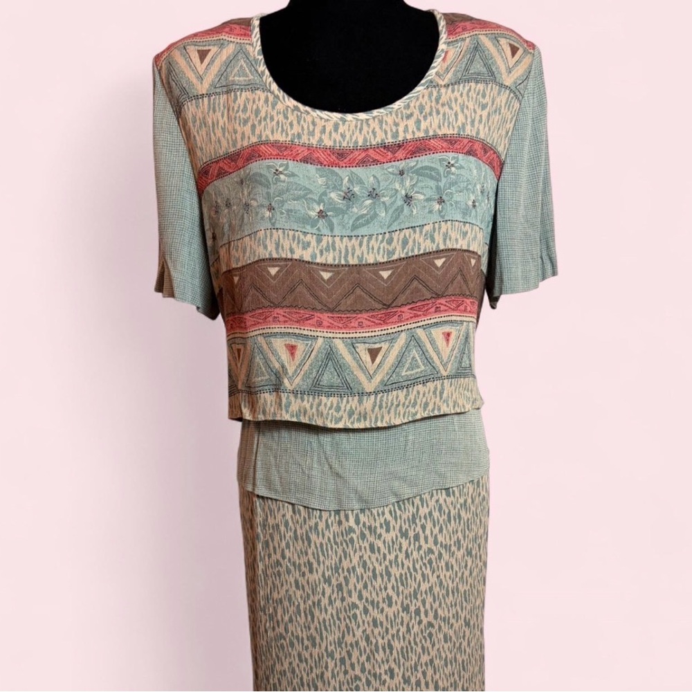 Vintage 90s K Studio Boho Dress